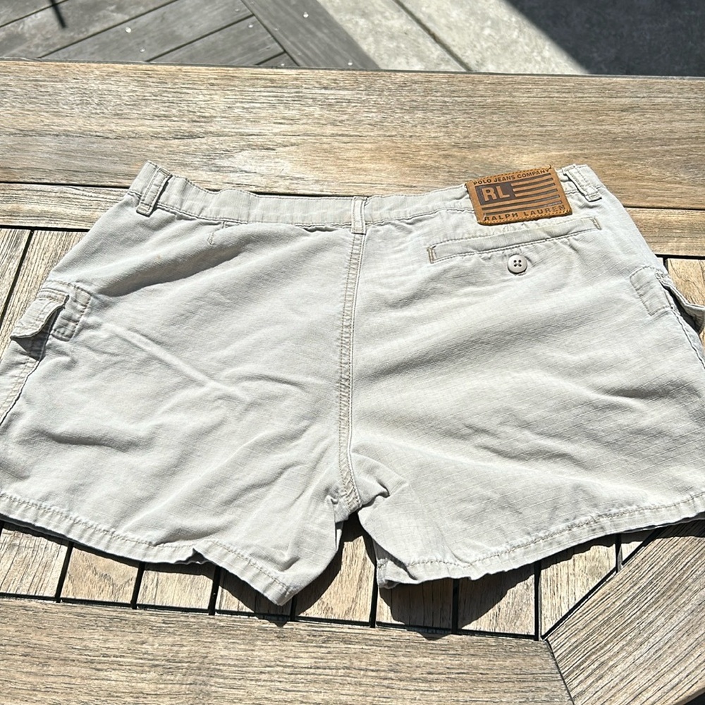 Ralph Lauren Polo Jeans cotton shorts tan size 10